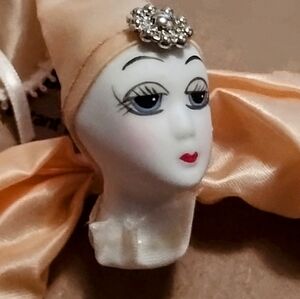 Porcelain Vintage Collectable Doll Profile Mask/Catalyst